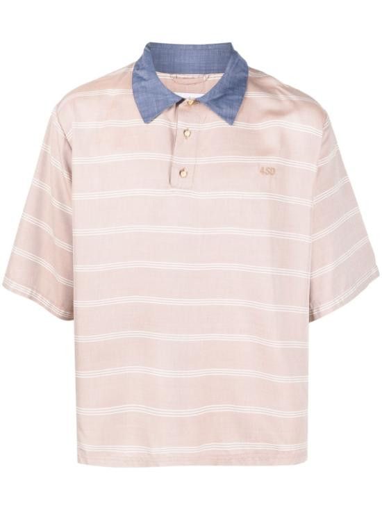 4SDESIGNS 4SDESIGNS Men T-Shirts 1360950 20 Beige Size US XL / EU 56 / 4 - 1 Thumbnail