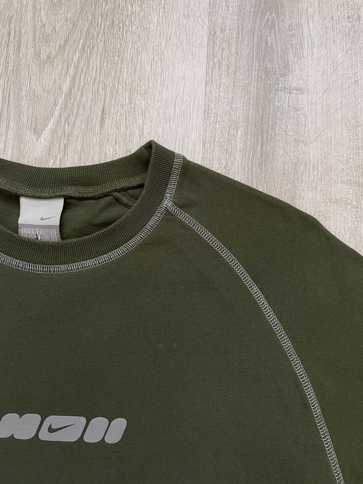 Nike × Vintage Vintage Nike Center Mini Swoosh T Shirt Tee Size US L / EU 52-54 / 3 - 4 Thumbnail