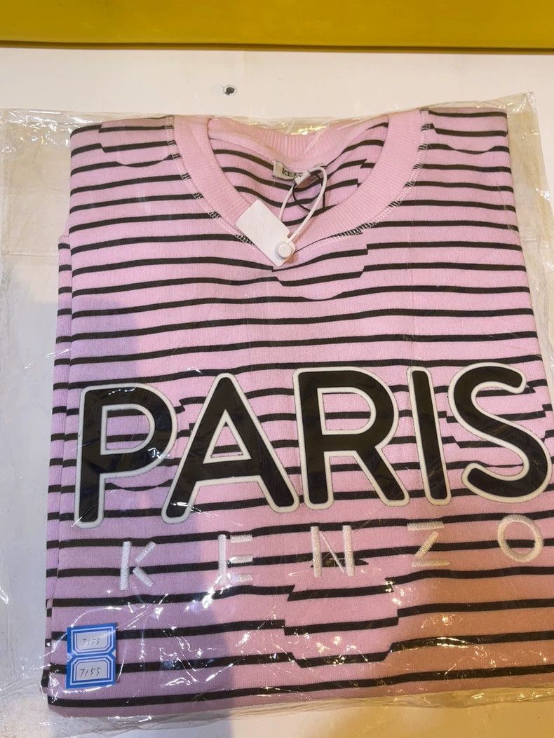 Kenzo KENZO Pink embroidered hoodie Size L / US 10 / IT 46 - 7 Thumbnail
