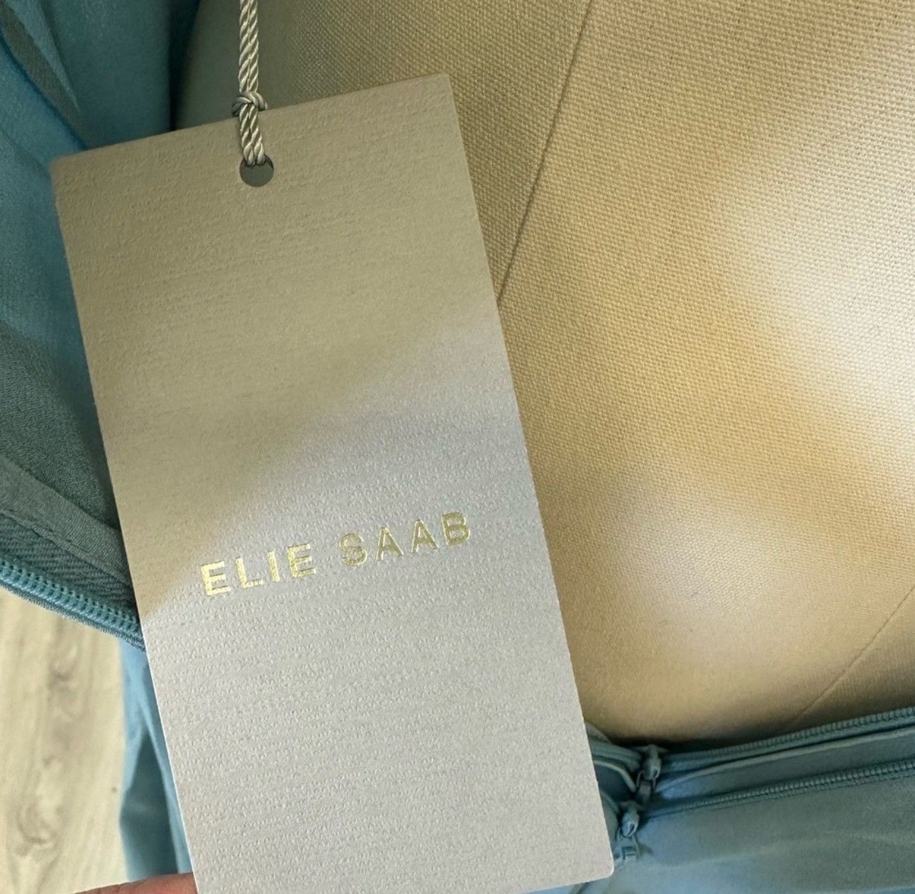 Elie Saab ELIE SAAB Scarf-Detailed Blouson Maxi Dress blue Size M / US 6-8 / IT 42-44 - 7 Thumbnail