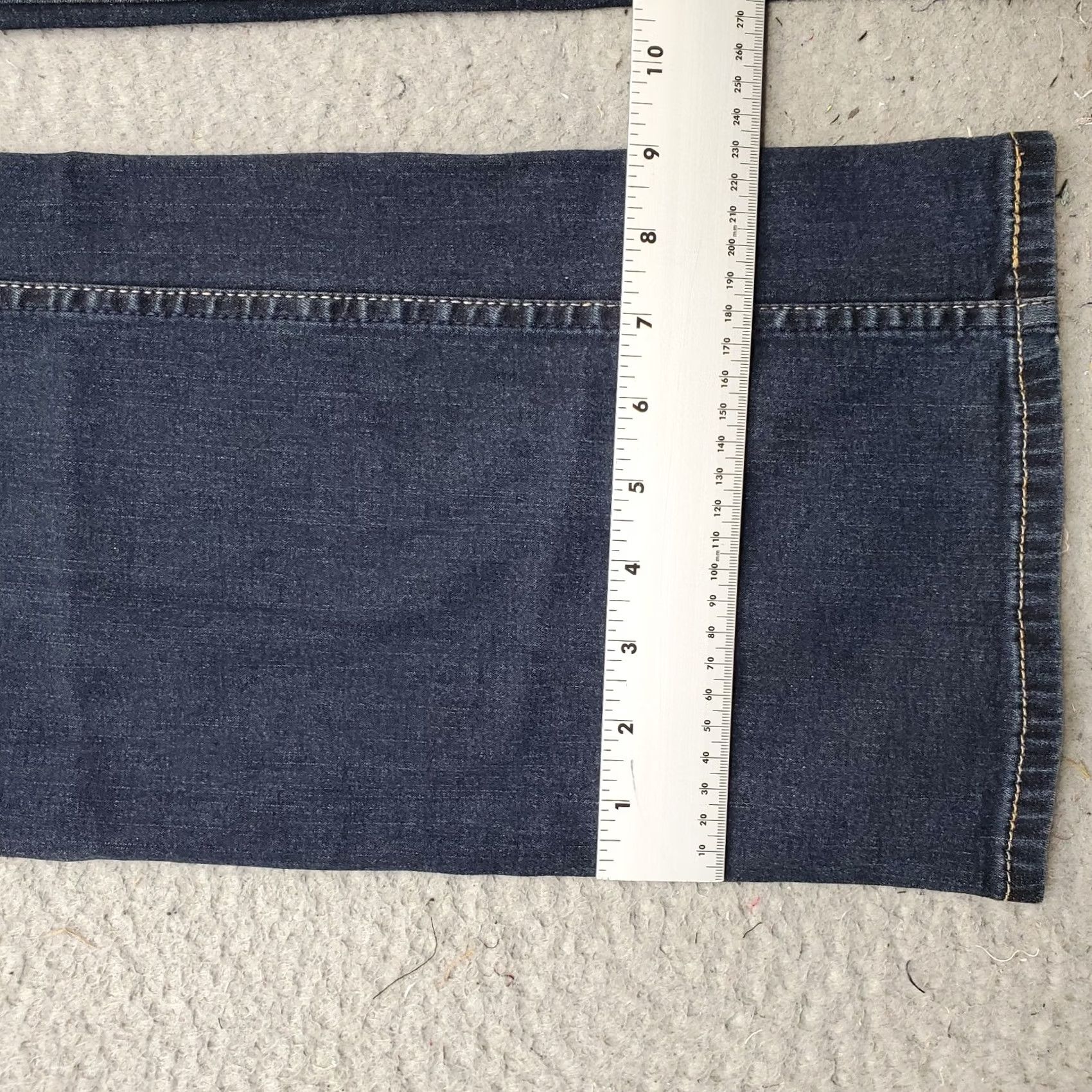 Levi's Levi's Womens Jeans Bootcut Denim Dark Wash 10L Blue Low Rise Stretch High Waist 31.75 Inseam 5-Pocket Size 32" / US 10 / IT 46 - 5 Thumbnail