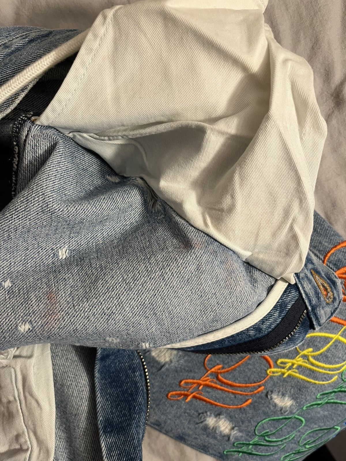 Ev Bravado Ev bravado rhinestone embroidered denim Size US 30 / EU 46 - 14 Thumbnail