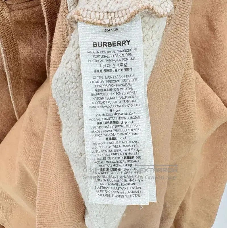 Burberry Burberry Khaki Hoodie for Women. Size XL / US 12-14 / IT 48-50 - 5 Thumbnail