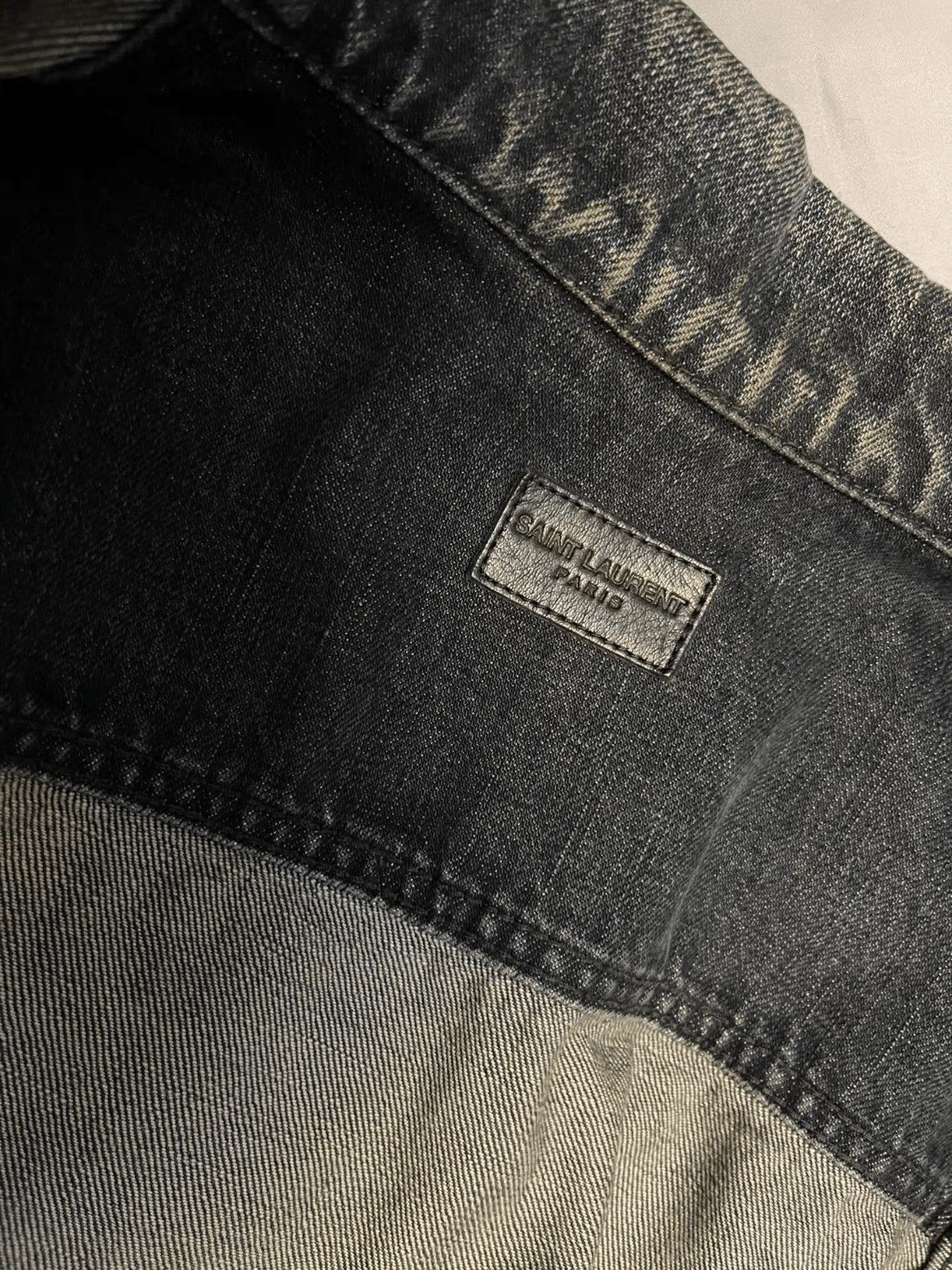 Saint Laurent Paris Saint Laurent Paris 13SS Vintage Wash Distressed Denim Size US S / EU 44-46 / 1 - 6 Thumbnail