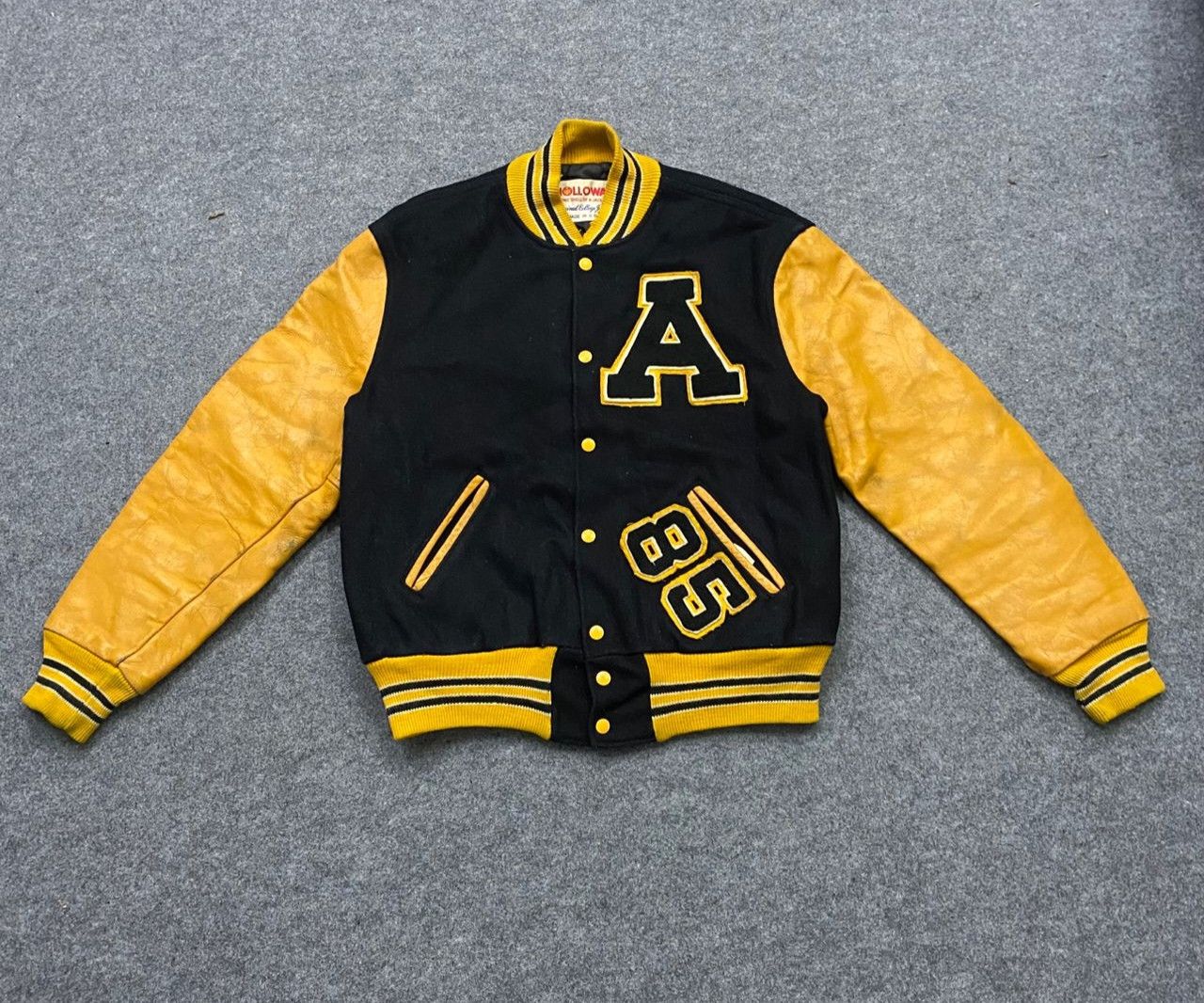 Holloway Rare Vintage 80s Holloway Andrew Varsity Jacket Size US L / EU 52-54 / 3 - 1 Thumbnail