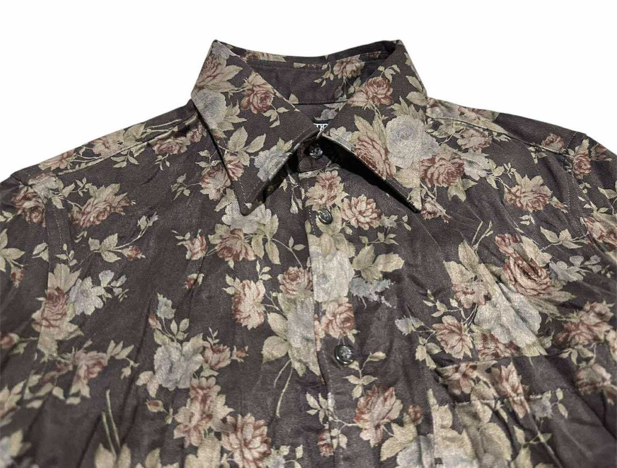 Tornado Mart 🔥Y2K Vintage Tornado Mart Shirt Wrinkled Floral Overprint Size US M / EU 48-50 / 2 - 5 Thumbnail