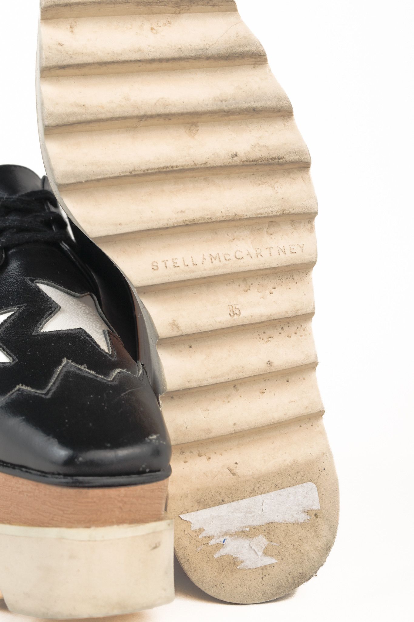 Stella McCartney Stella McCartney Star Vegan Elyse Platform Derby Shoes Size US 5 / IT 35 - 5 Thumbnail