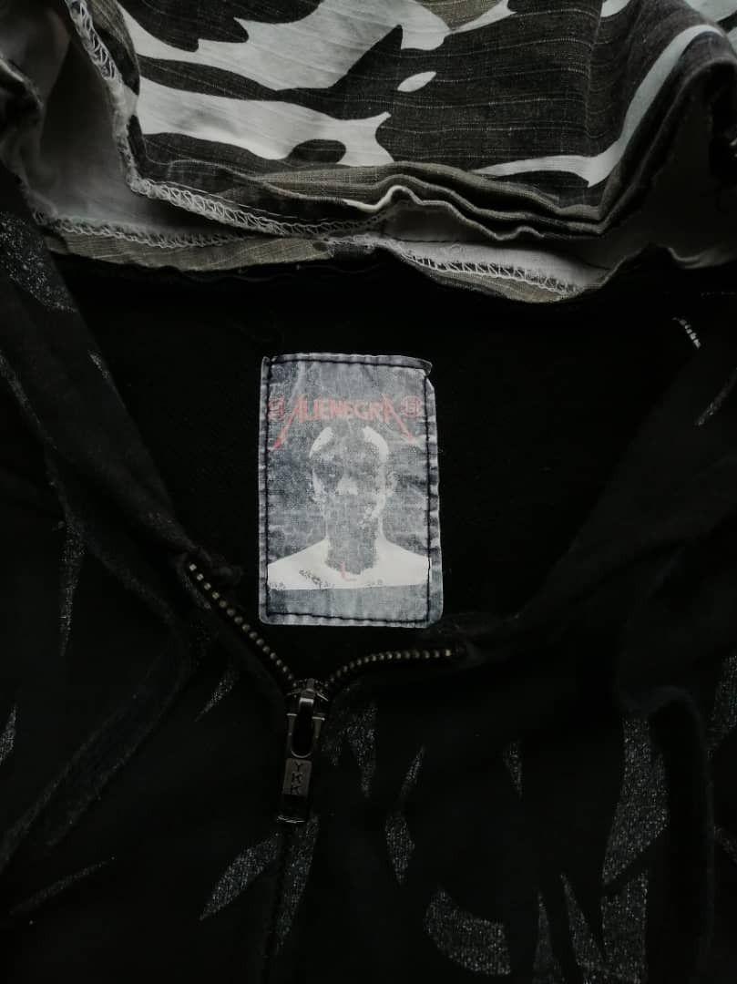 Hypebeast Alienegra Balaclava Mask Allover Print Zipper Hoodie Size US M / EU 48-50 / 2 - 10 Thumbnail