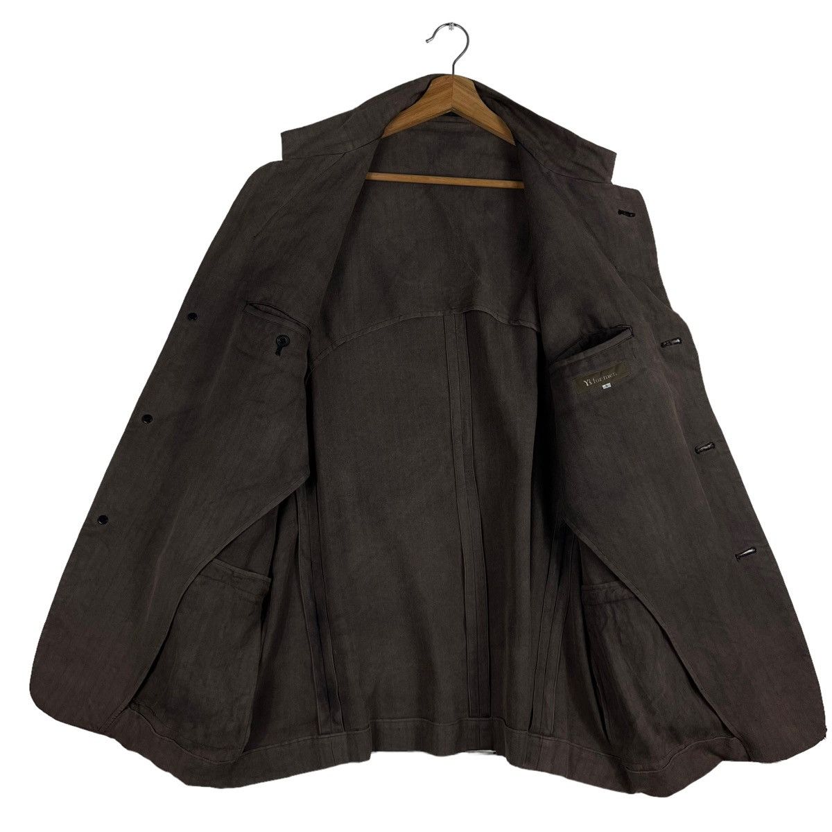 Yohji Yamamoto 🔥RICH BROWN VTG Y’S FOR MEN YOHJI YAMAMOTO CHORE JACKET Size US M / EU 48-50 / 2 - 15 Thumbnail