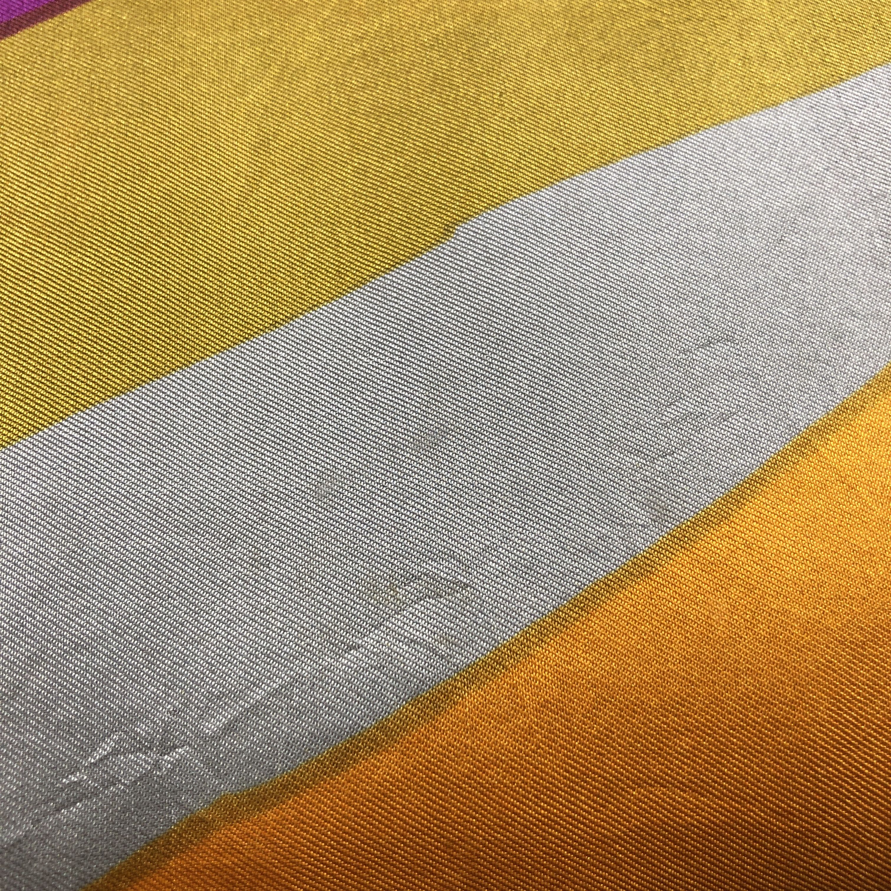 Japanese Brand Abstract Luxury Hand Rolled Silk Scarf M1104 Size ONE SIZE - 9 Thumbnail