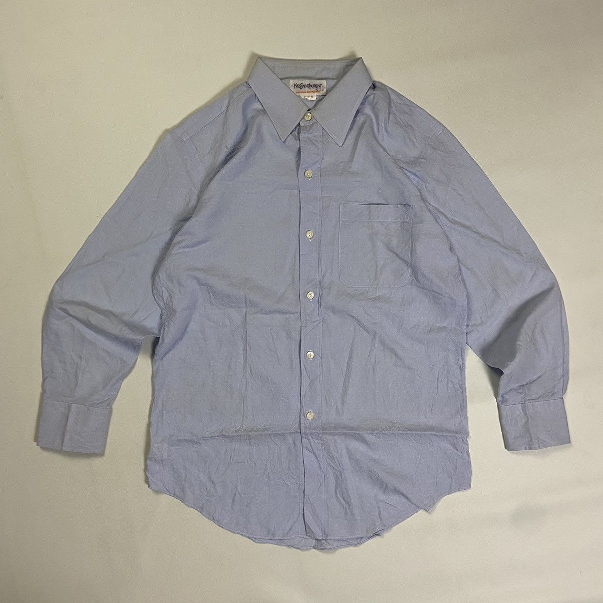 Yves Saint Laurent YSL Button Up Shirt Size US M / EU 48-50 / 2 - 2 Thumbnail