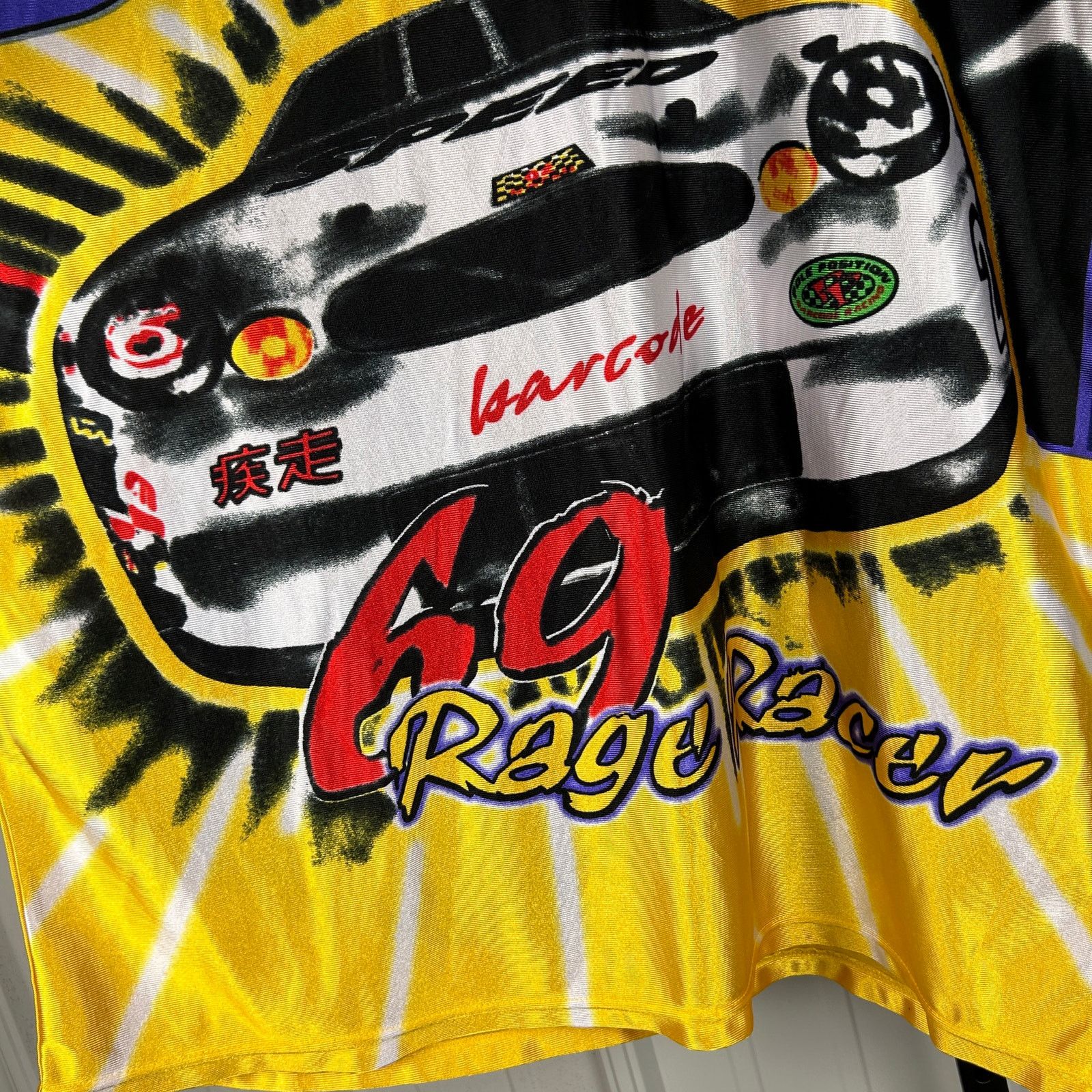 Other Speed Barcode Rage Racing 69 CRAZY AOP Cyber XL NASCAR Tee Size US XL / EU 56 / 4 - 3 Thumbnail