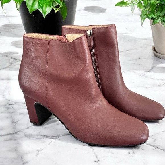 Eileen Fisher Eileen Fisher Tokyo Nappa Leather Bootie Size US 8.5 / IT 38.5 - 2 Thumbnail