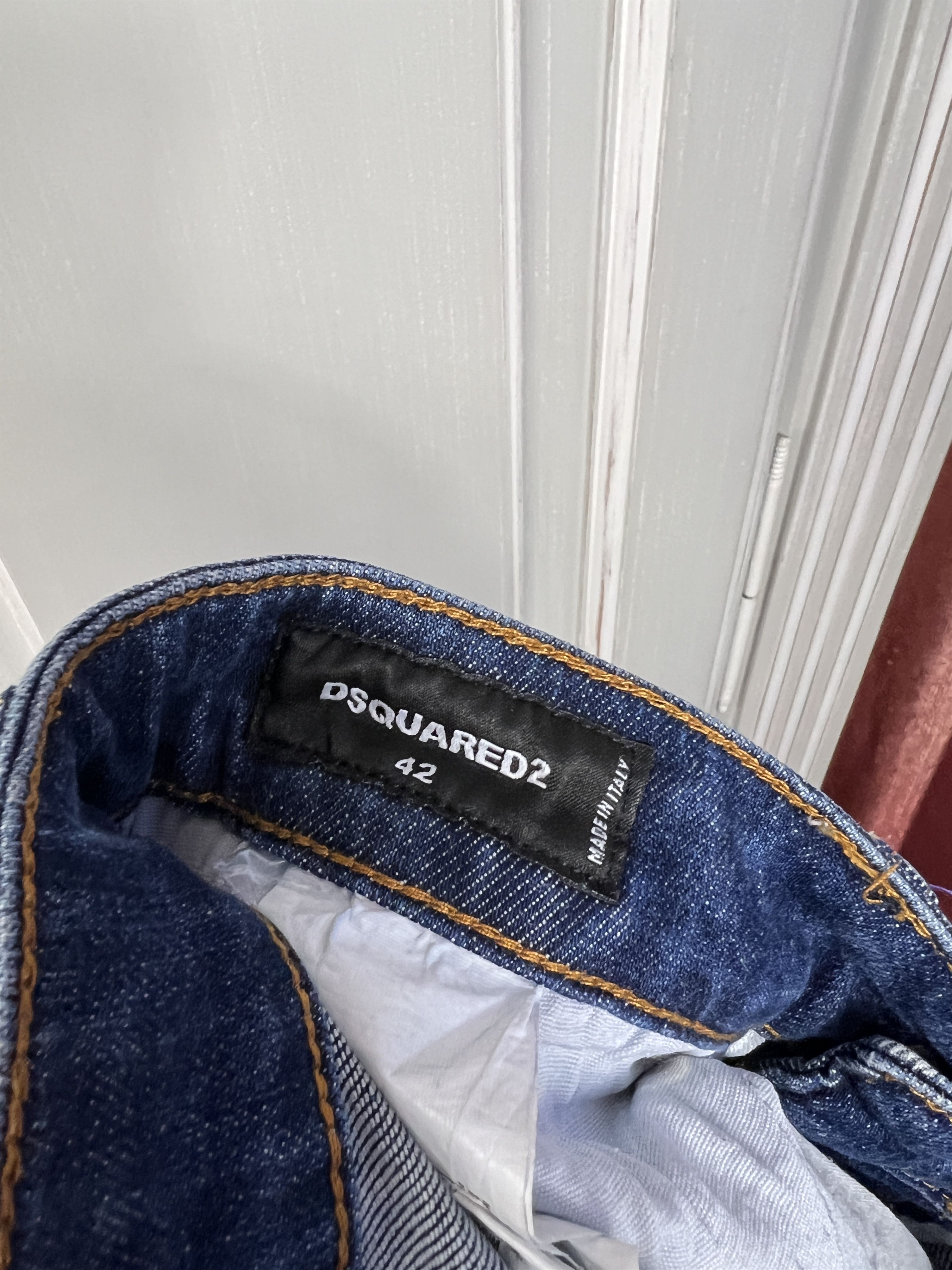 Dsquared2 DSQUARE2 BLUE DENIM SLIM JEANS Size US 30 / EU 46 - 6 Thumbnail