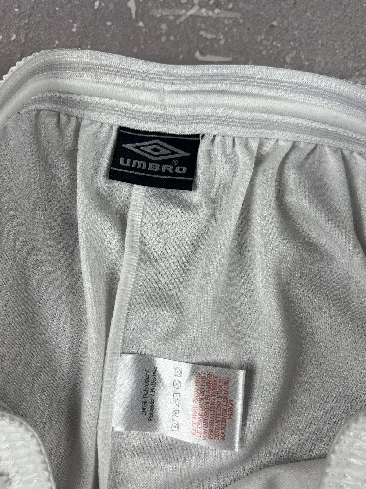 Umbro RARE Vintage Umbro Monogram Shiny Soccer Shorts Blokecore Size US 38 / EU 54 - 5 Thumbnail