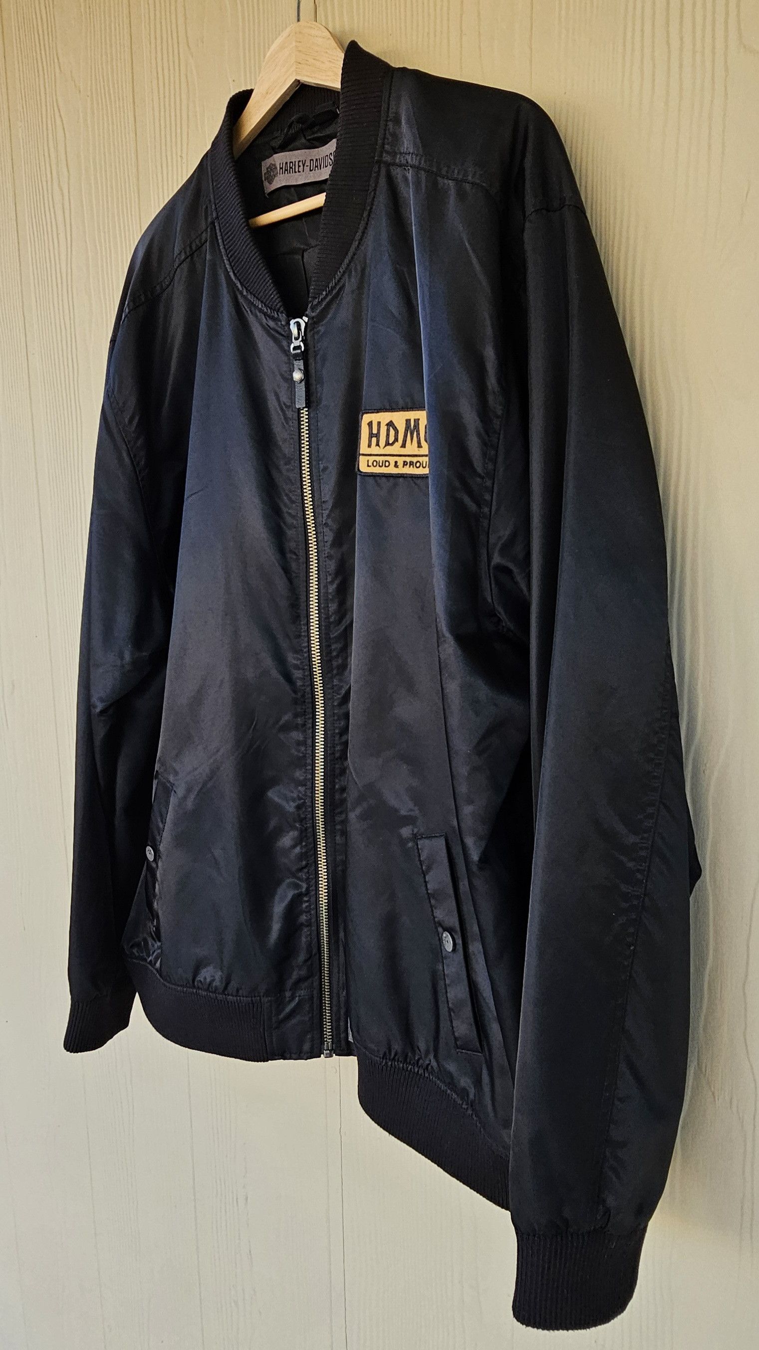Harley Davidson Harley-Davidson 3XL Slim Fit HDMC Patch Bomber Jacket 2XL Size US XXL / EU 58 / 5 - 11 Thumbnail