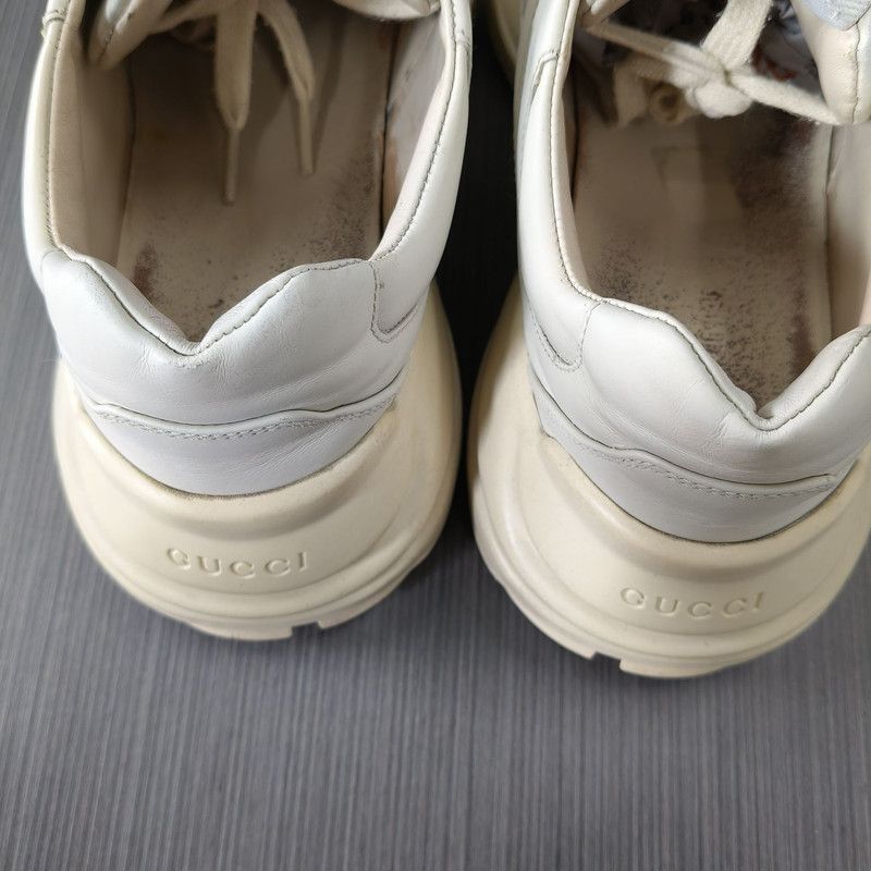 Gucci Gucci Rhyton White Dad Sneakers for Men - Size US 8.5 / EU 41-42 - 3 Thumbnail