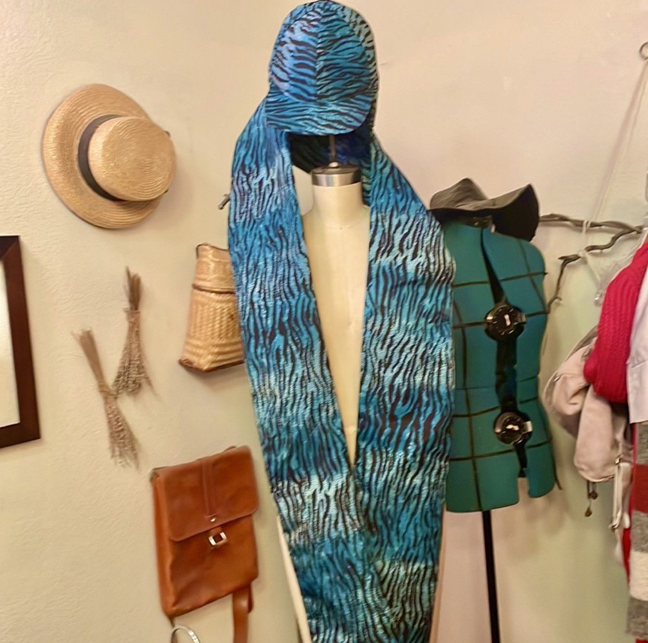Kenzo Kenzo Jungle Print Zebra Hat Scarf Size ONE SIZE - 5 Thumbnail