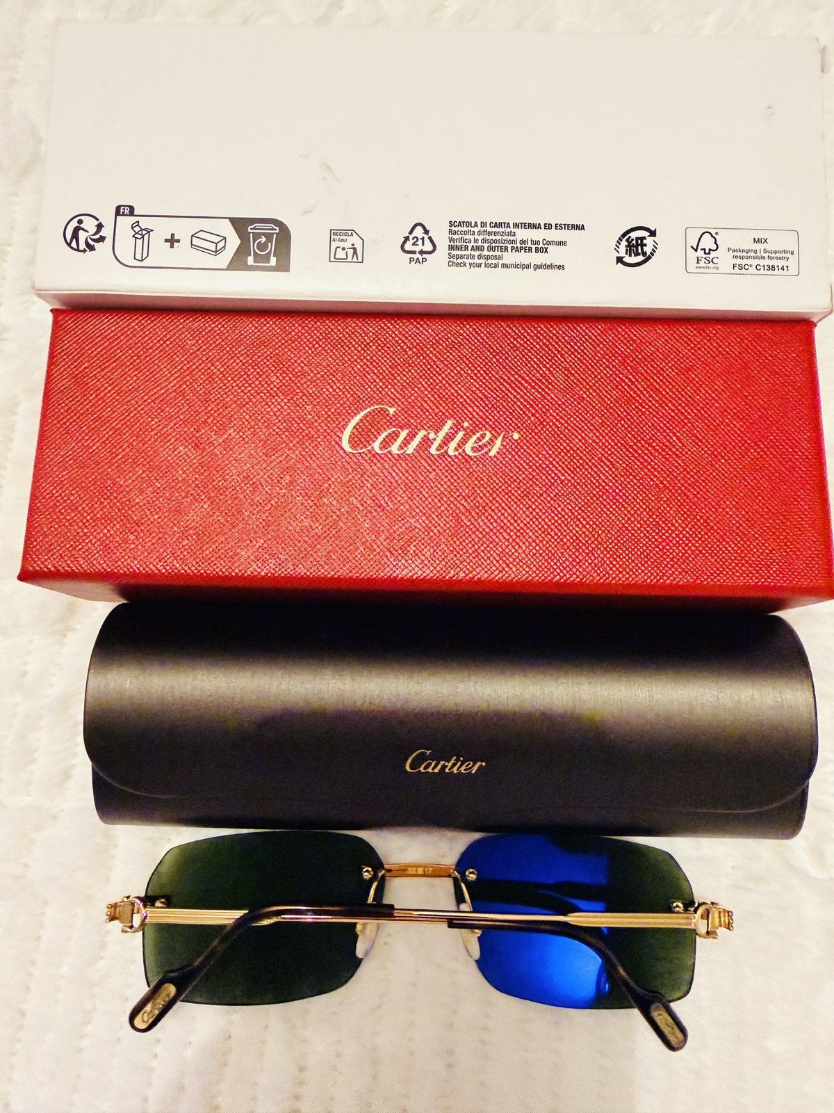 Cartier Cartier Sunglasses - Timeless Prestige Size ONE SIZE - 15 Thumbnail
