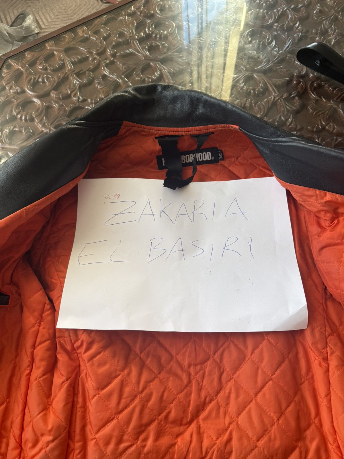 Neighborhood × Vlone Vlone neighbourhood learher biker jacket Size US S / EU 44-46 / 1 - 5 Thumbnail