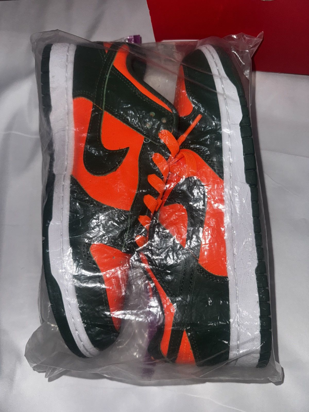 Nike Nike Dunk Low 'Miami Hurricanes' Size US 9 / EU 42 - 6 Thumbnail