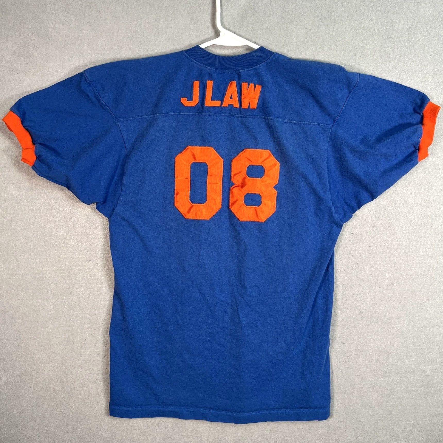 Vintage VINTAGE 80s Eagle Jersey T-Shirt Adult Medium Blue Sportswear Mens Size US M / EU 48-50 / 2 - 2 Thumbnail