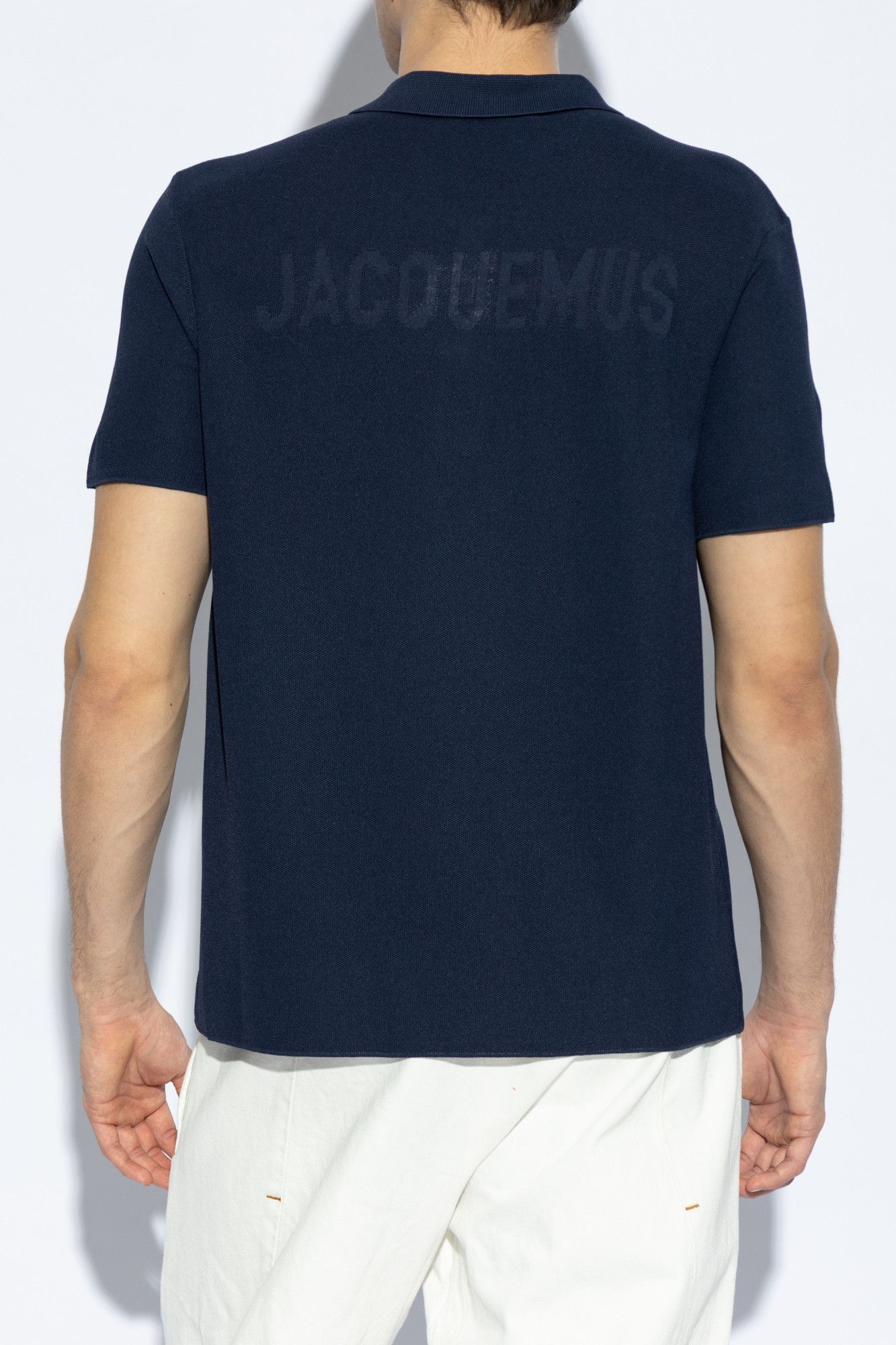 Jacquemus o1mle0326 Le Polo Shirt in Blue Size US XXL / EU 58 / 5 - 4 Thumbnail
