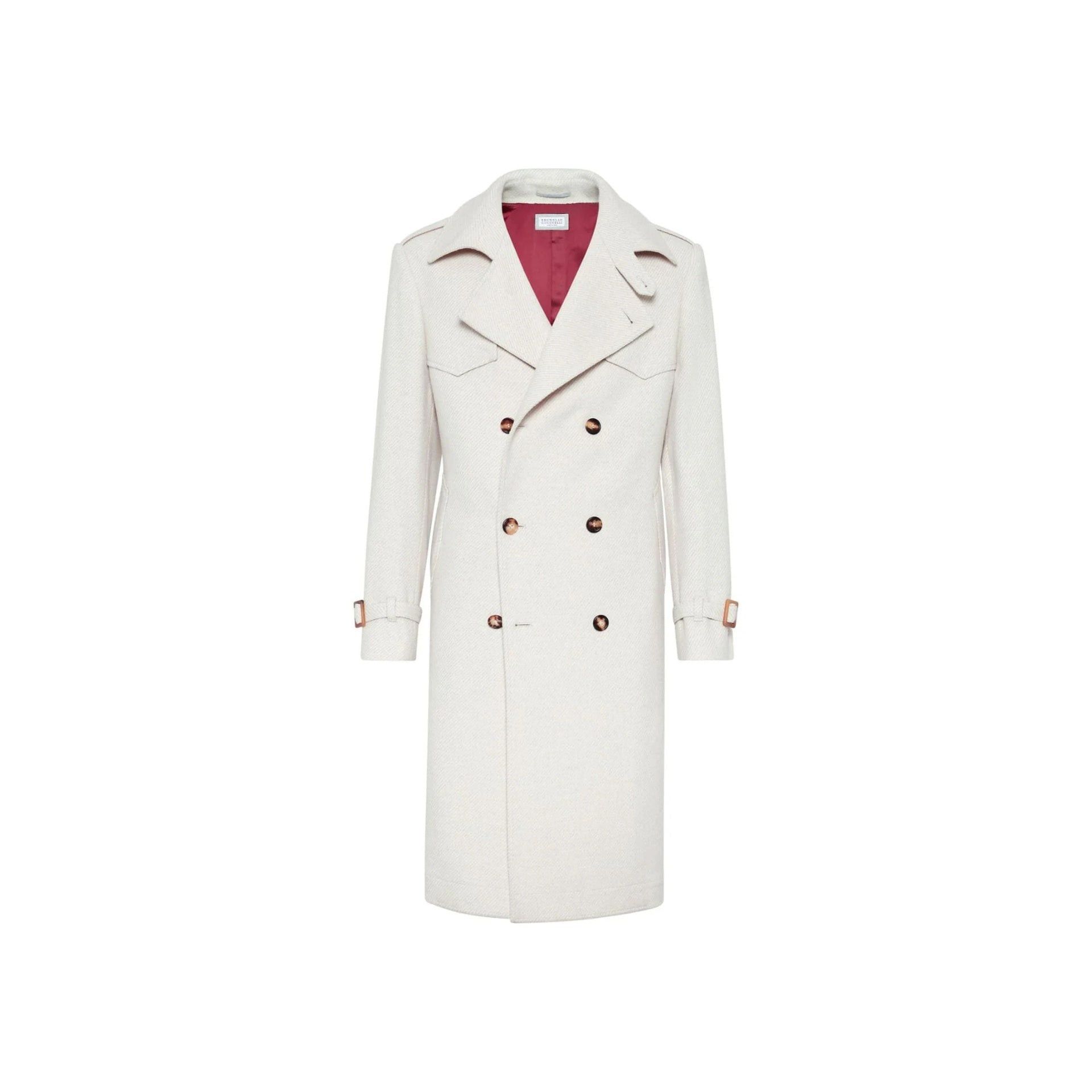Brunello Cucinelli Brunello Cucinelli Wool Trench Coat Size US L / EU 52-54 / 3 - 1 Thumbnail