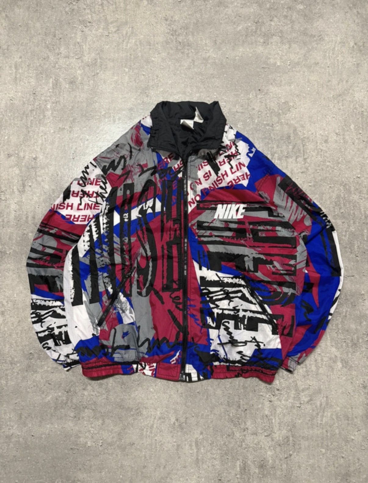 Nike Nike 90s full print light jacket boxy bomber fit Size US L / EU 52-54 / 3 - 1 Thumbnail