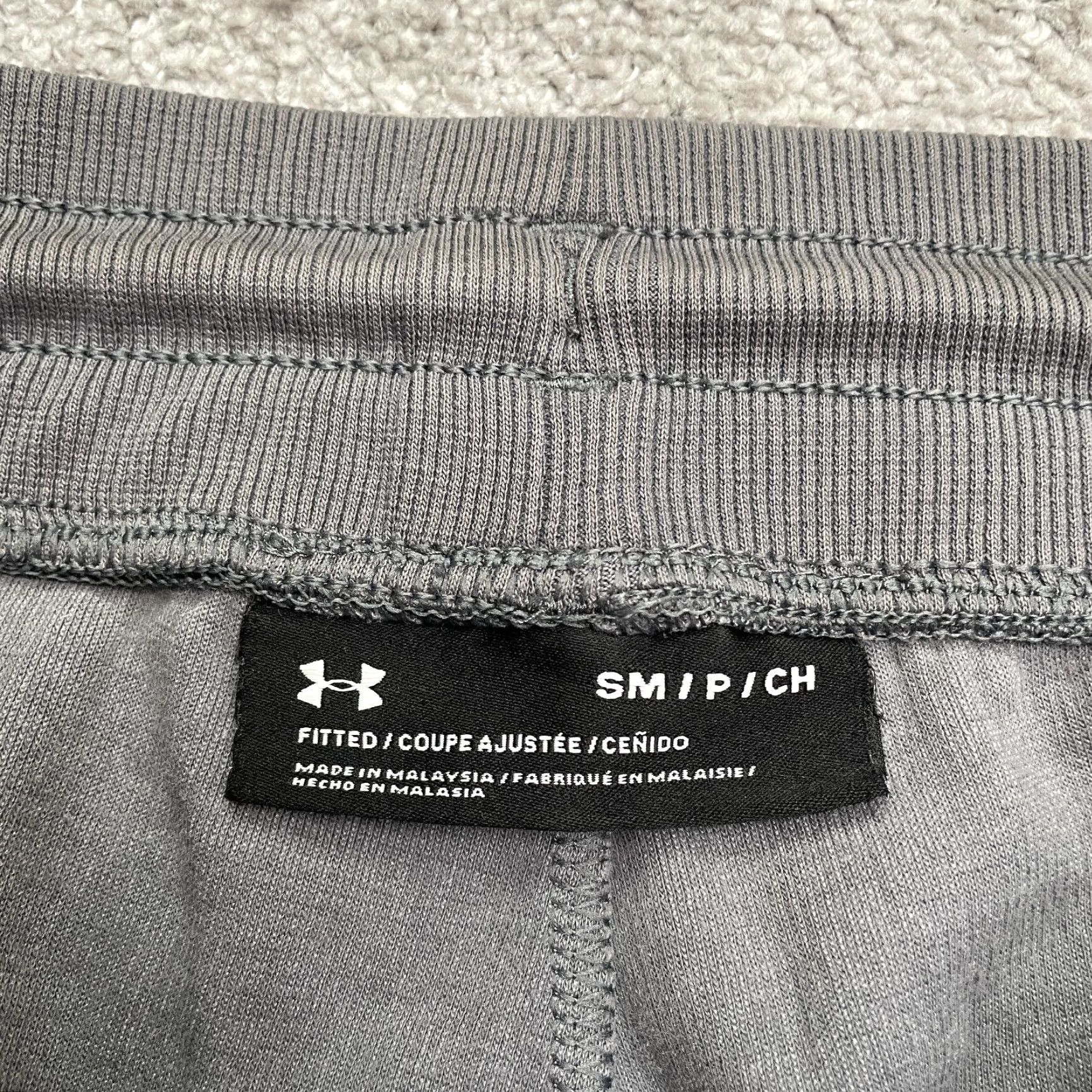 Under Armour Under Armour Pants Mens SM Gray Athletic Jogger Tapered Leg Drawstring Regular Fit Size US 29 - 5 Thumbnail