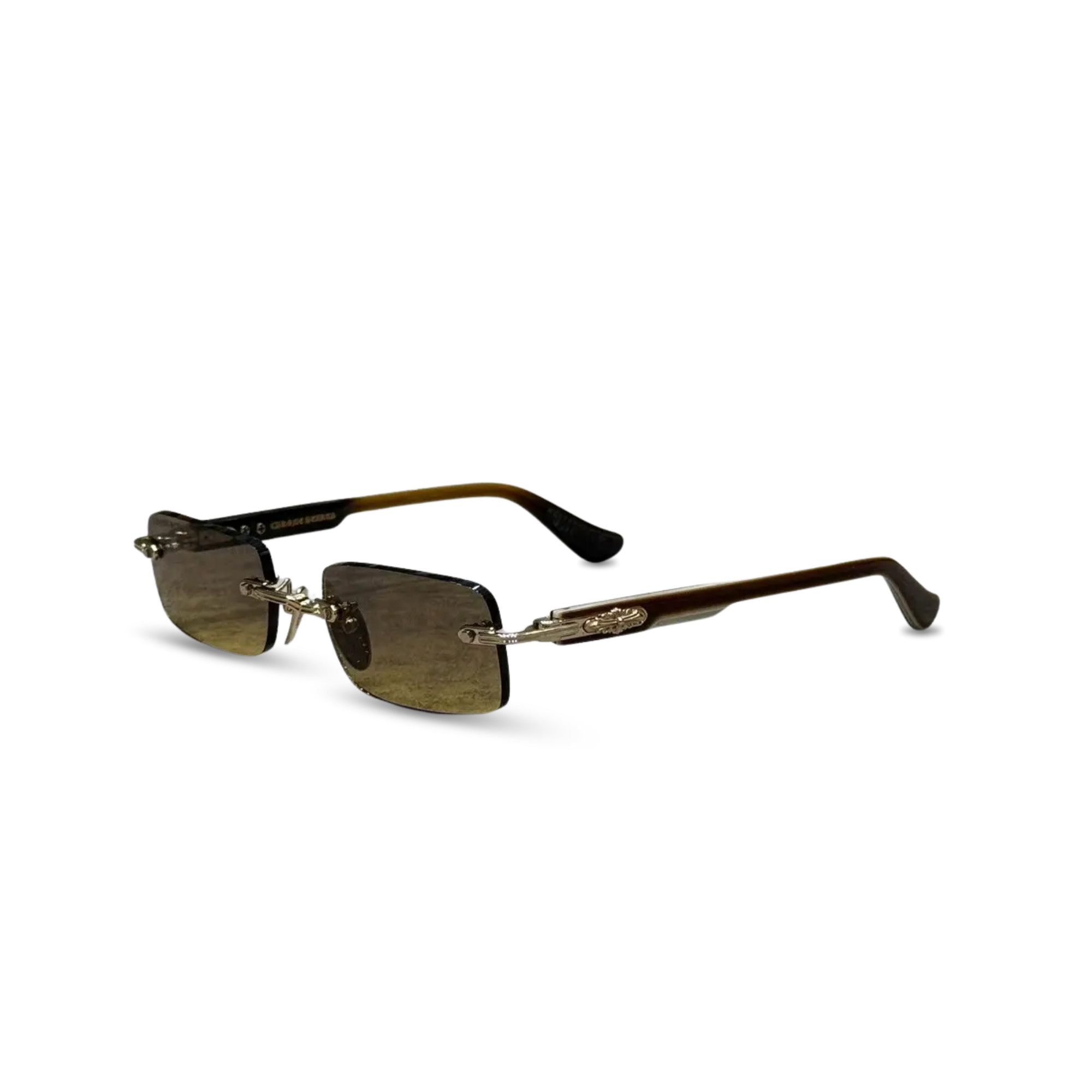 Chrome Hearts CHROME HEARTS DEEP II Gold Plated/Wood Ebony Walnut Ebony-PV Size ONE SIZE - 8 Thumbnail