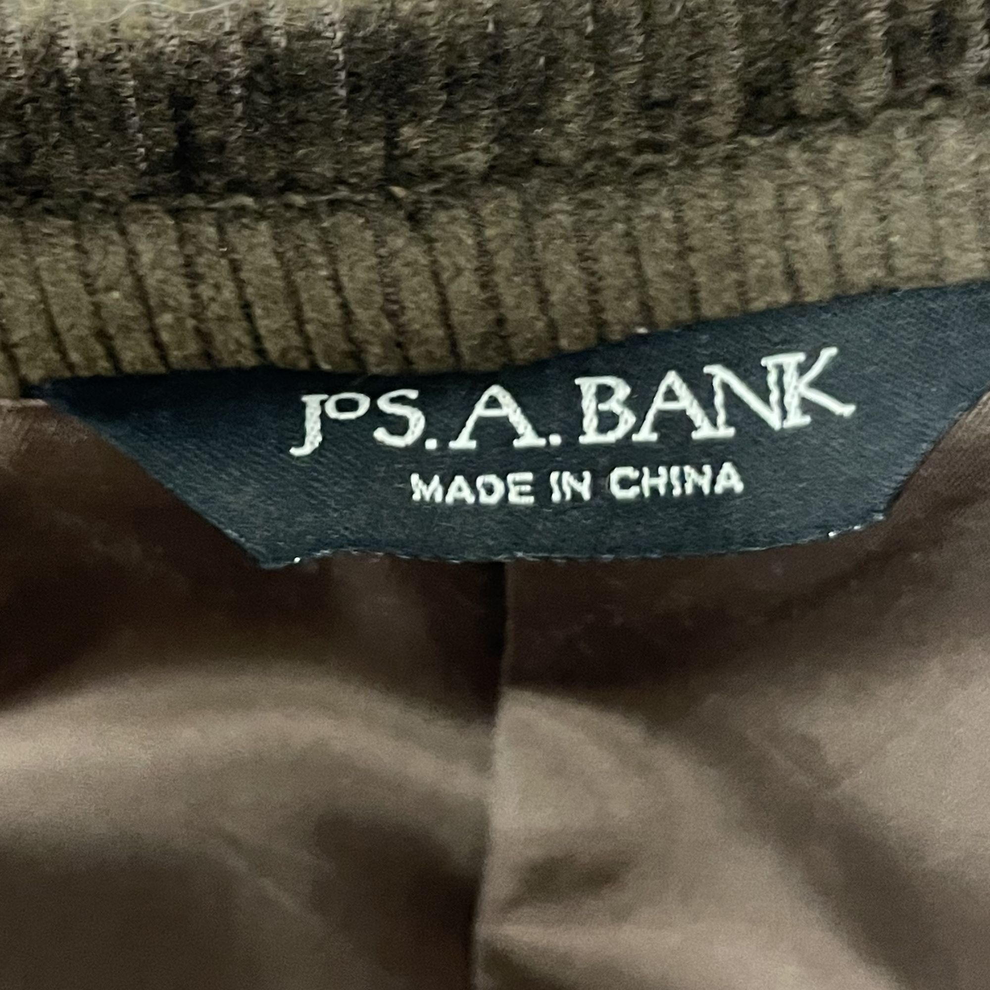 Jos. A. Bank Jos A Bank Chocolate Brown Sport Coat Corduroy Style Jacket Size 40R - 6 Thumbnail