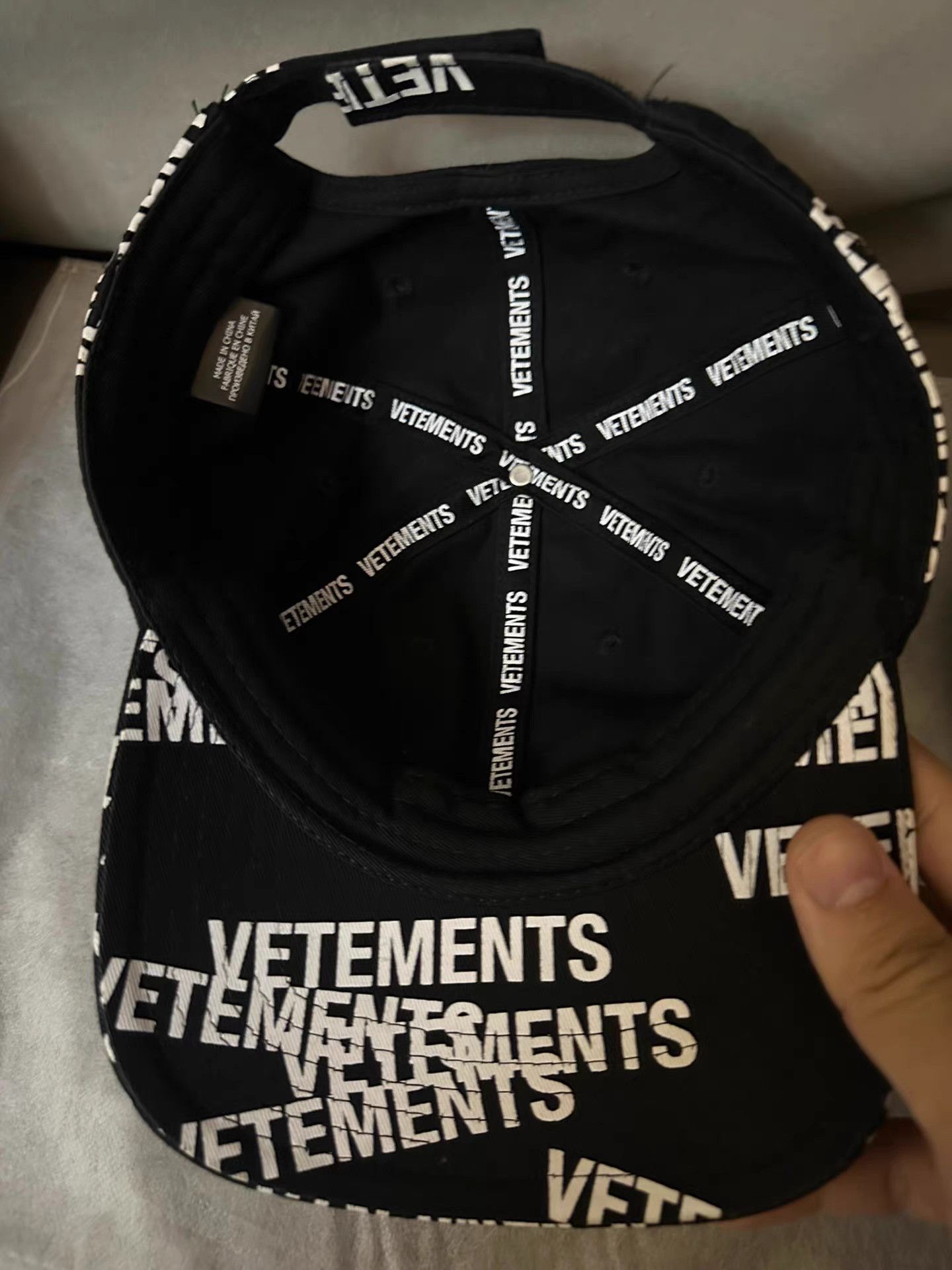 Vetements Vetements Text Logo Cap Size ONE SIZE - 5 Thumbnail
