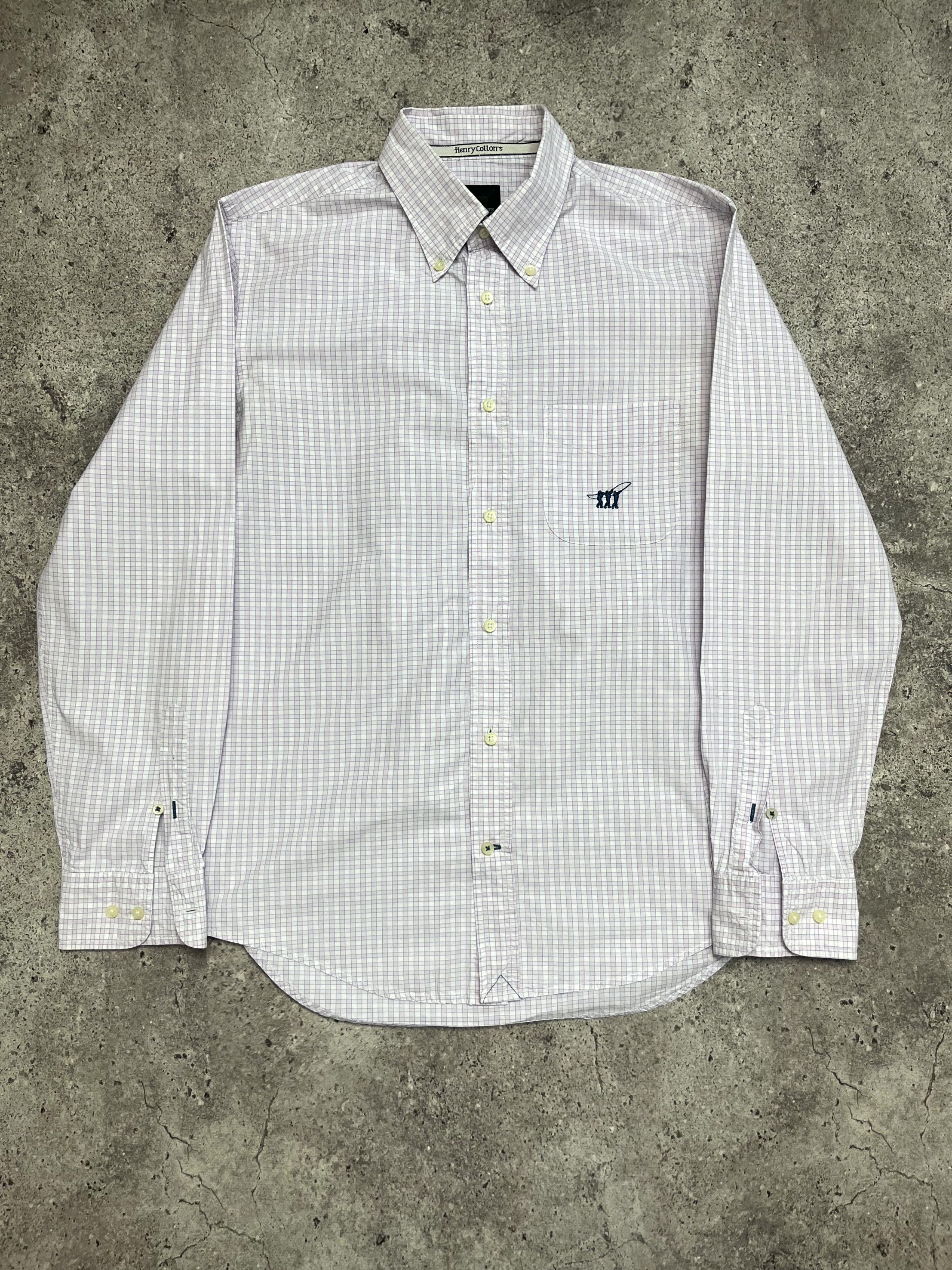 Henry Cotton's Henry Cottons Italian Classic Check Pink Shirt Size L Size US L / EU 52-54 / 3 - 1 Thumbnail