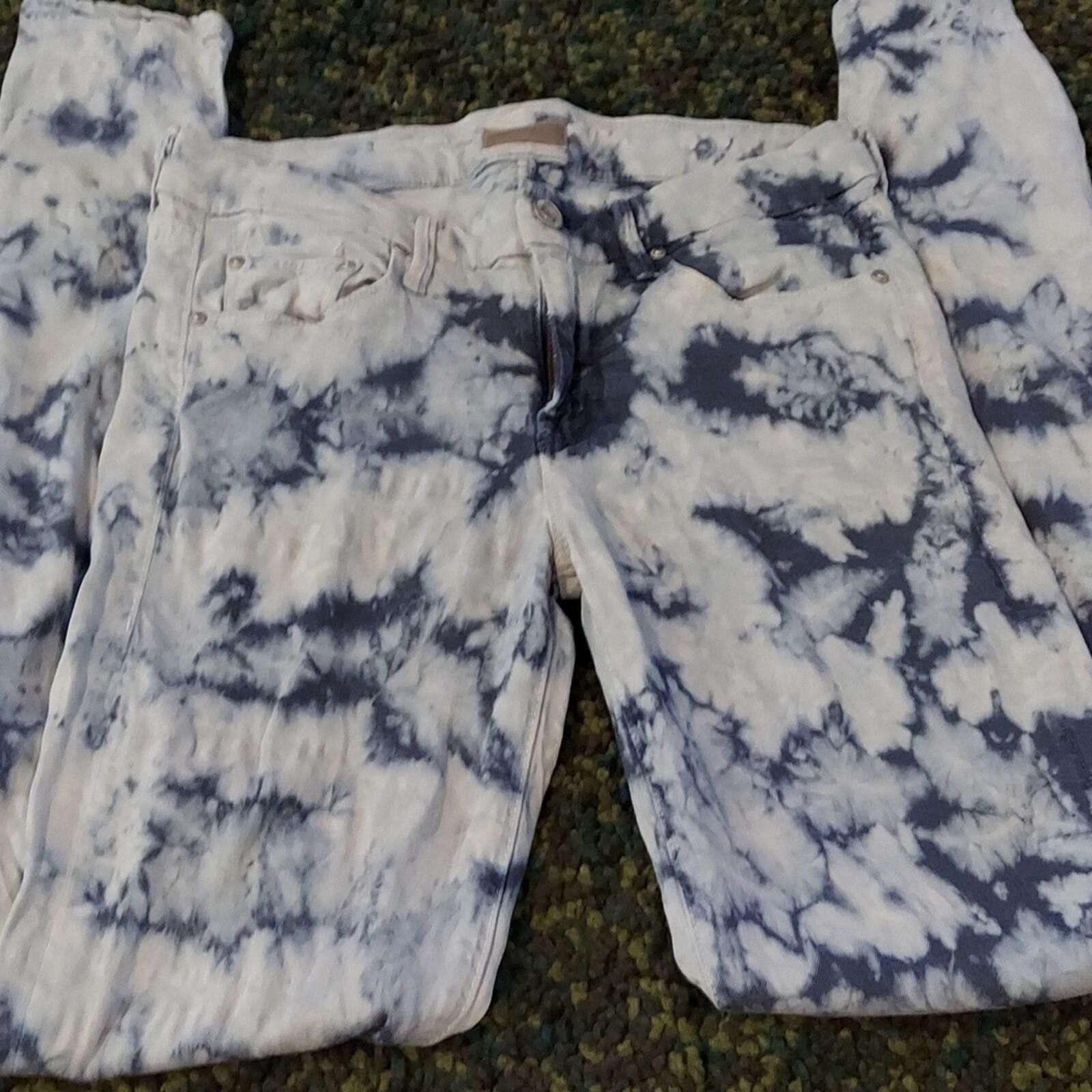 MOTHER MOTHER Tie-Dye Blue and White Jeggings Size 27" / US 4 / IT 40 - 5 Thumbnail