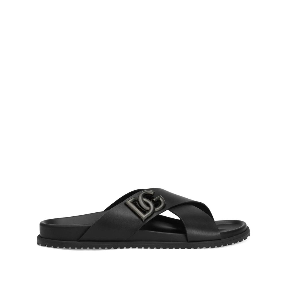 Dolce & Gabbana Dolce & Gabbana BLACK Sandals Size US 9 / EU 42 - 1 Thumbnail