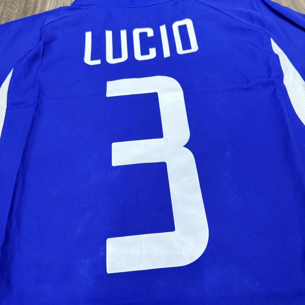 Nike Brazil world cup 2002 away shirt #3 Lucio Size US XL / EU 56 / 4 - 4 Thumbnail