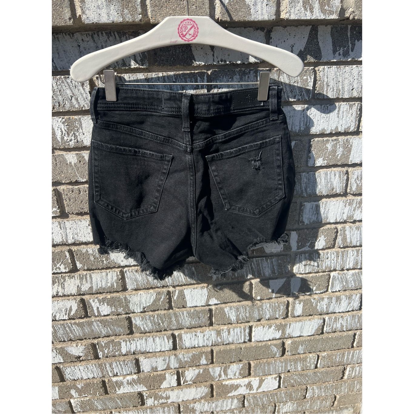 Hollister Hollister Black Curvy Ultra High-Rise Mom Short 3” Shorts Wo Size 25" / US 0 / IT 36 - 6 Thumbnail