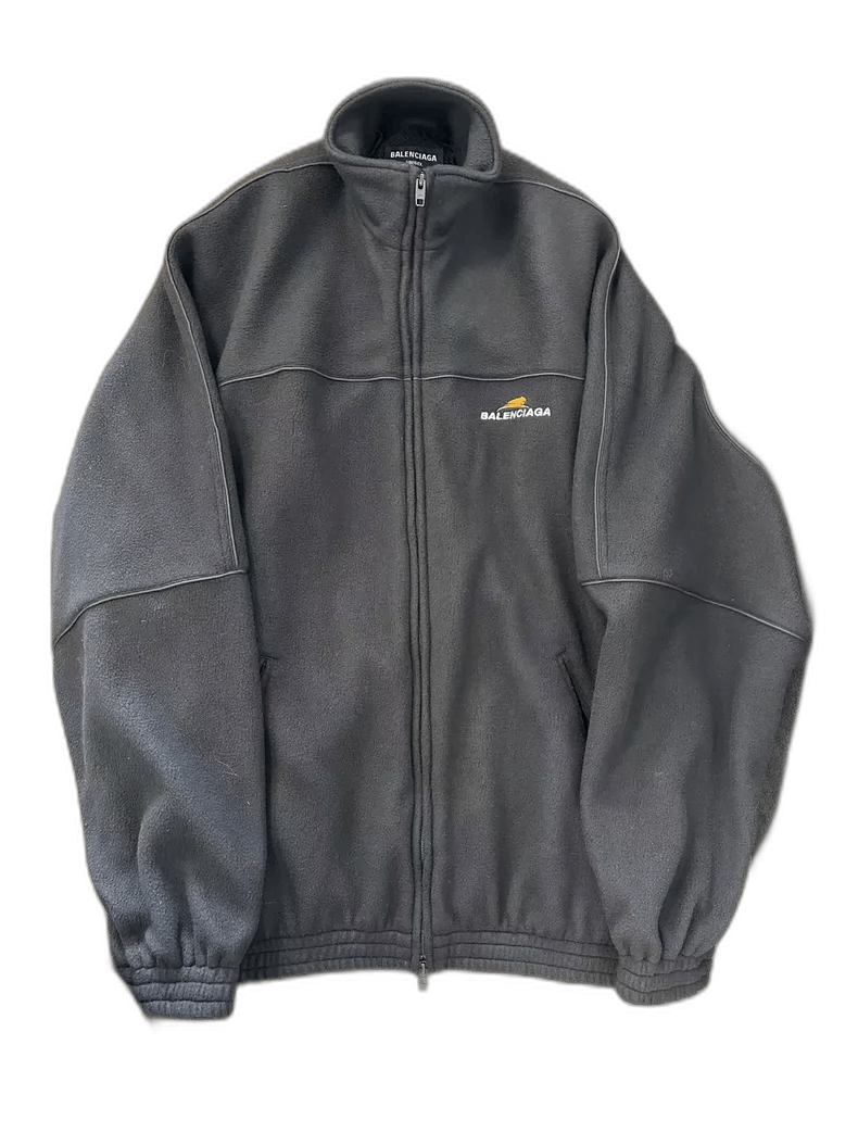 Balenciaga Balenciaga Black Fleece Jacket with Logo-2505 Size US L / EU 52-54 / 3 - 1 Thumbnail