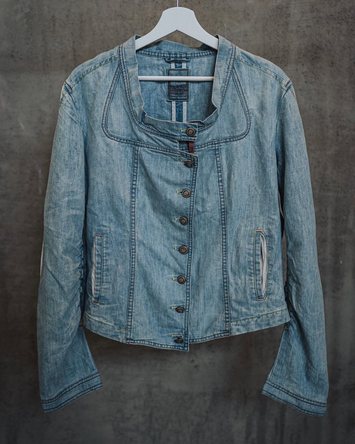 Marithe + Francois Girbaud Marithé + François Girbaud Denim Button Up Jacket Size L / US 10 / IT 46 - 1 Thumbnail