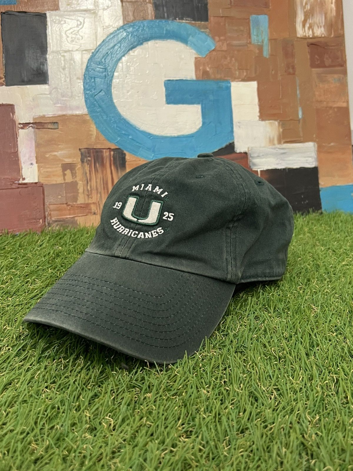 NCAA × Starter × Vintage Vintage Miami Hurricanes Starter Cap green Size ONE SIZE - 1 Thumbnail