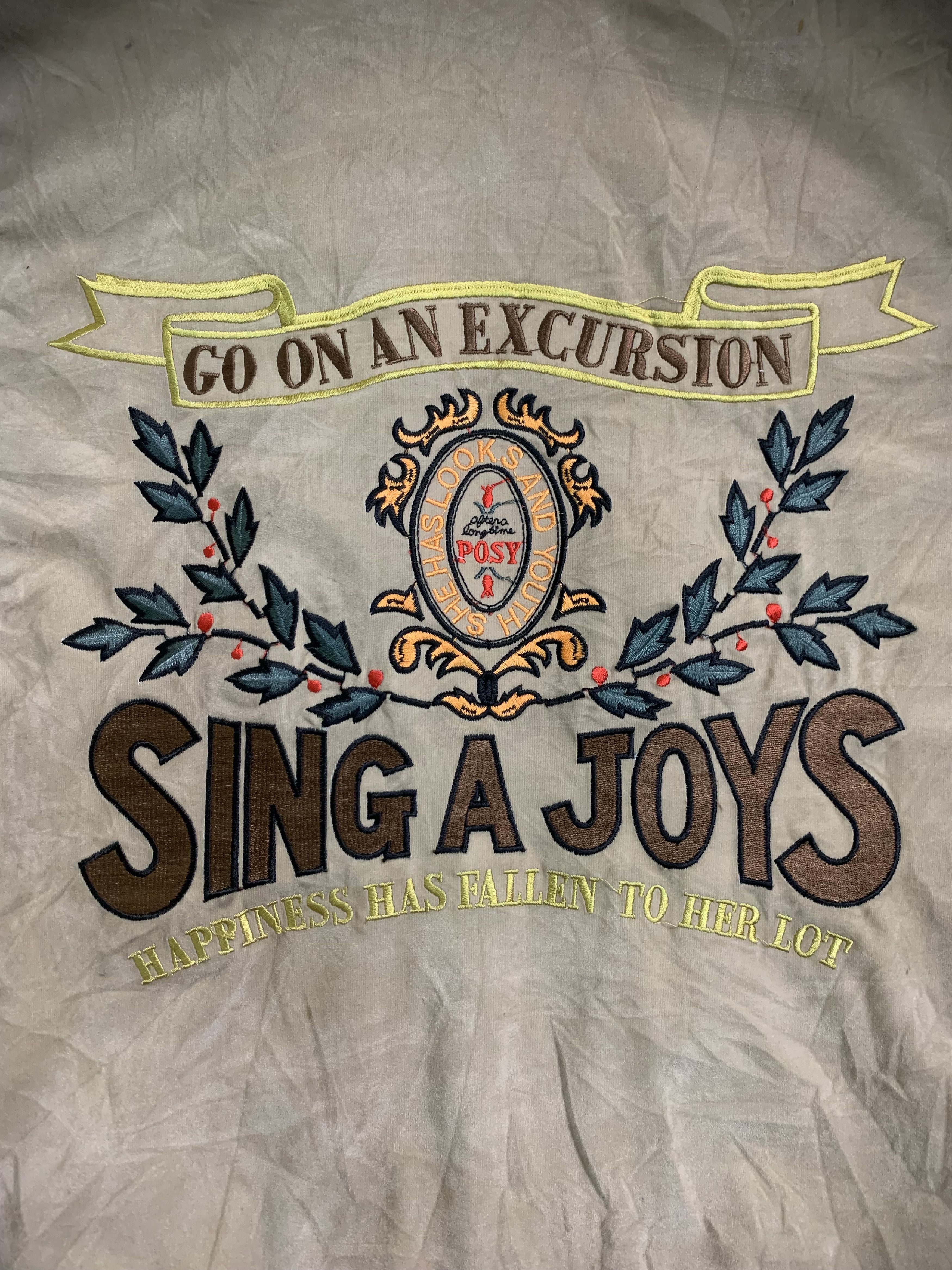 Japanese Brand Rare Design Vintage Sing A Joy Bombers Jackets Size US L / EU 52-54 / 3 - 8 Thumbnail