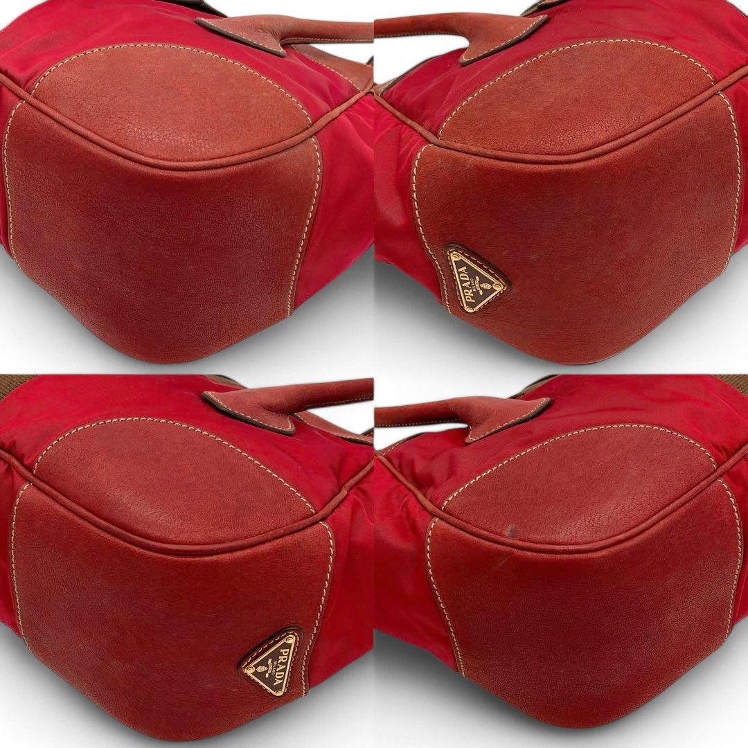 Prada Prada - Saffiano Handbag Shoulder Bag Leather Gold Hardware Size ONE SIZE - 5 Thumbnail