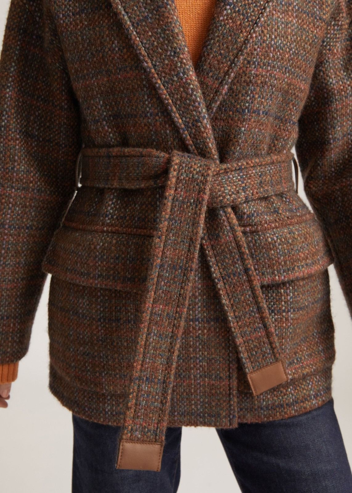 Loro Piana o1srvl11e0824 Giacca Janele Warm Jacket in Brown Size XS / US 0-2 / IT 36-38 - 6 Thumbnail