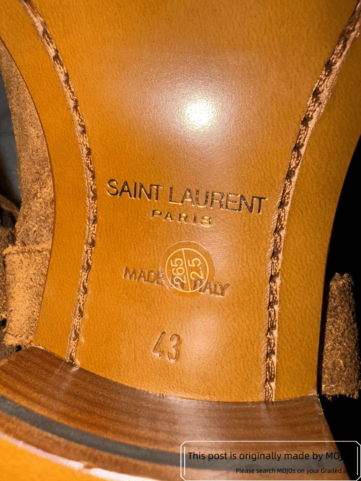 Saint Laurent Paris Sz 43 Saint Laurent Paris Buckle Wyatt 40 Harness Boots Size US 10 / EU 43 - 4 Thumbnail