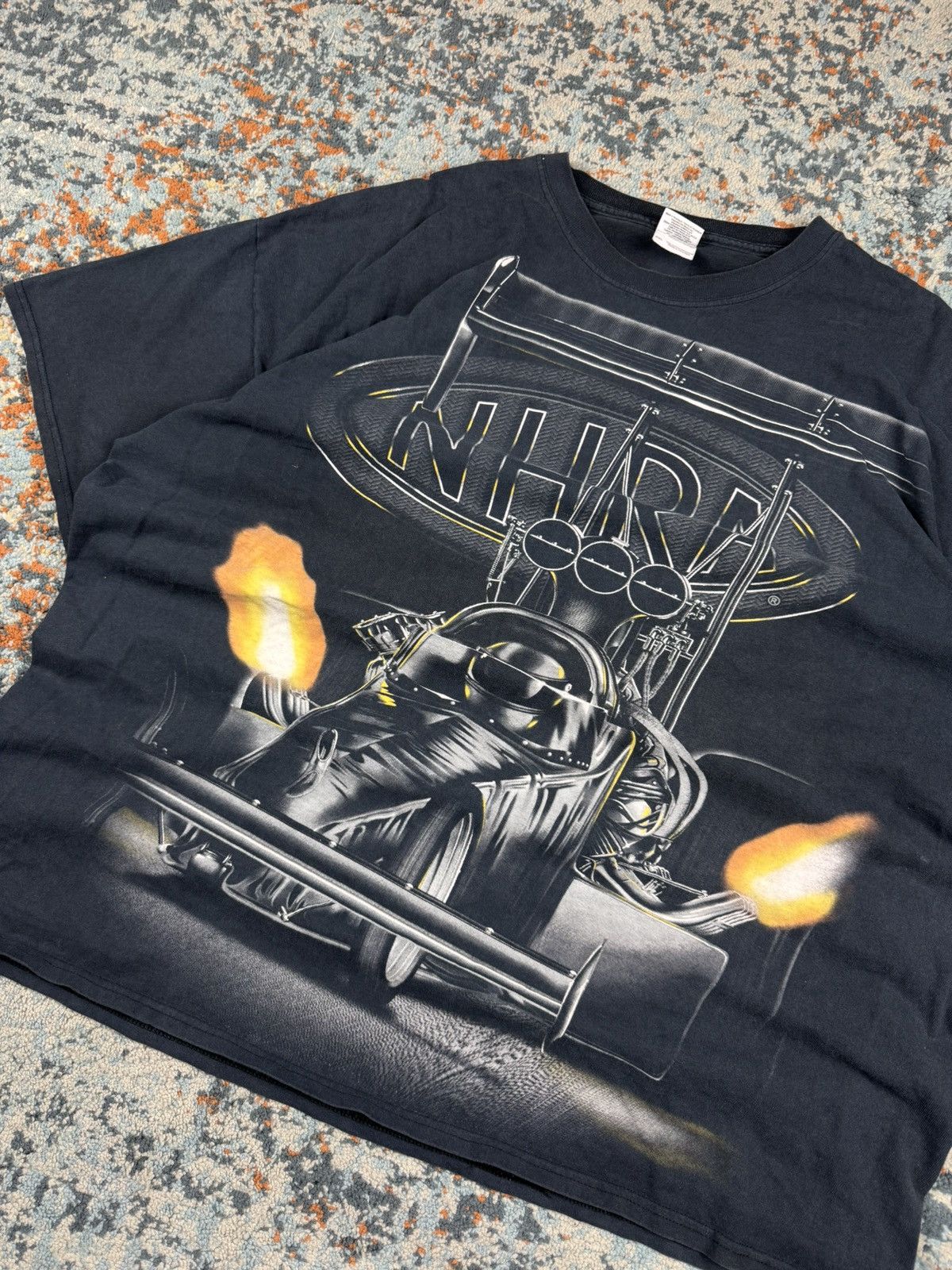 Vintage Vintage NHRA Dragster all over print tee Size US XXL / EU 58 / 5 - 5 Thumbnail