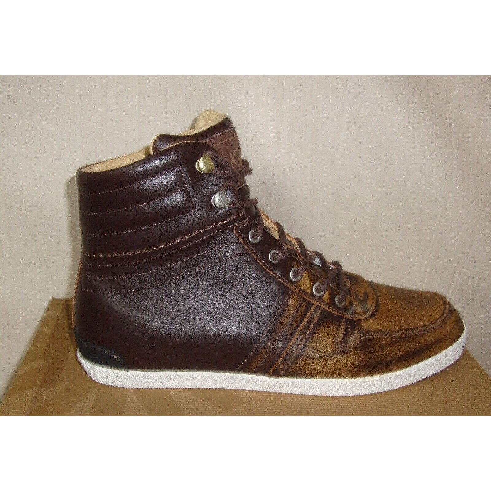 Other UGG EMPIRE Men's Chestnut Leather Sneakers Size US 9,EU 42 Size US 9 / EU 42 - 2 Thumbnail