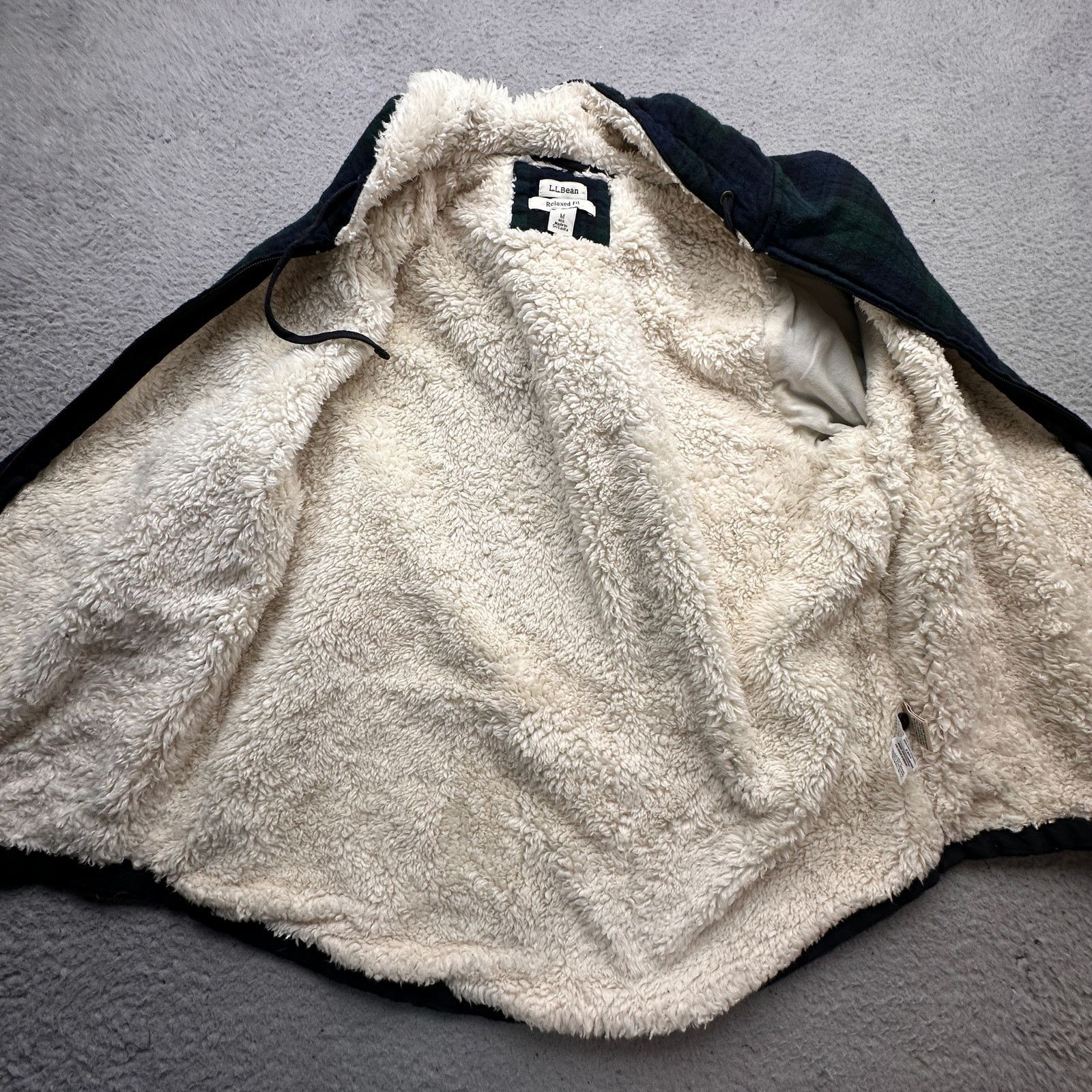 L.L. Bean LL Bean Plaid Flannel Sherpa-Lined Zip Hoodie Jacket Women M Size M / US 6-8 / IT 42-44 - 11 Thumbnail
