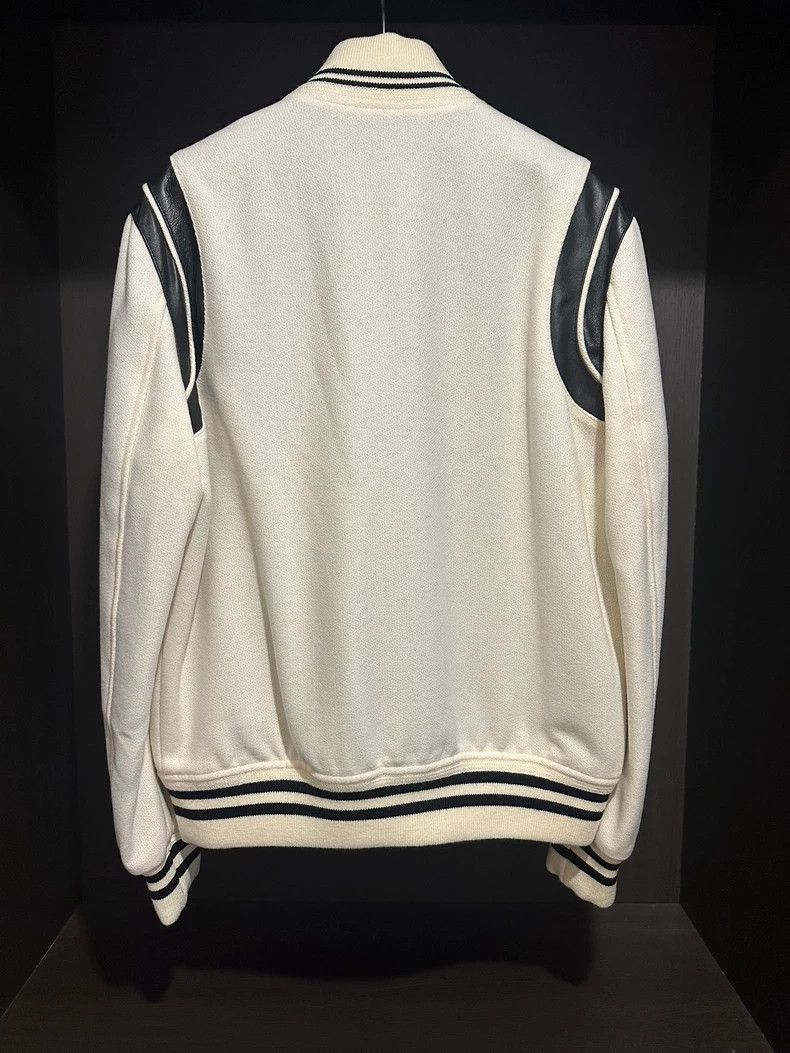 Saint Laurent Paris Saint Laurent Paris white Teddy jacket 2505-Nextarrow Size US M / EU 48-50 / 2 - 2 Thumbnail