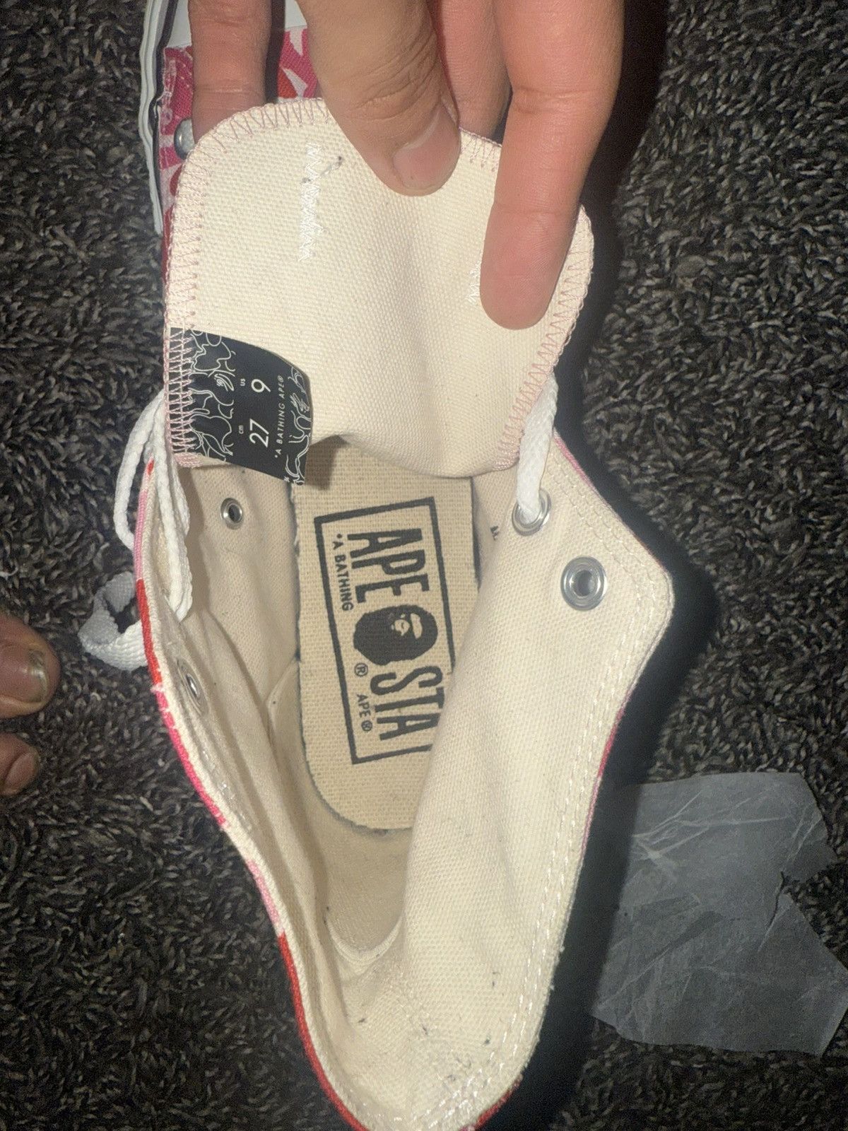 Bape BAPE APE STA HI ABC CAMO PINK RED Size US 9 / EU 42 - 6 Thumbnail